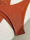 As shown in the picture Solid Color 3-Piece Bikini Set With Tube Top And Beach Dress