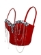 White Chain Diamond Corset Bra European Style Inner Outer Wear