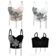 Rhinestone Flower Corset Bustier Outerwear