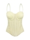 Mesh Corset See-Through Shaping Camisole Backless Slim-Fit Tube Top