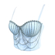 Beaded Tassel Fishbone Corset Tube Top