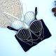 Beaded Tassel Fishbone Corset Tube Top