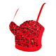 Colorful Acrylic Halter Body-Shaping Fishbone Tube Top