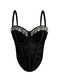 Rhinestone Mesh Corset Waist Trainer Backless Cami Top