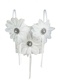 Handmade 3D Rhinestone Flower Tassel Corset Vest