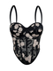 Floral Embroidery Corset Camisole Top Summer Slim Fit Shaping Tube Top