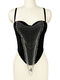 Fishbone Corset Slimming Camisole Tank Top With Chest Pads