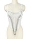 Fishbone Corset Slimming Camisole Tank Top With Chest Pads