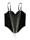 Fishbone Corset Slimming Camisole Tank Top With Chest Pads