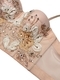Beaded Flower Corset Slimming Bodycon Cami Top