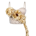 Blumen Fransen Korsett Cami Mit Körbchenpolster Eng Anliegendes Oberbekleidung