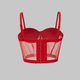 Handmade Rhinestone Sequin Bustier Camisole Top