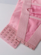 Pink Floral Beaded Corset Spaghetti Strap Top With Chest Pads