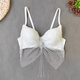 Iridescent Butterfly Rhinestone Fishnet Bustier Cami