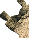 Leopard print Leopard Print Ruched Corset Camisole Top
