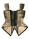 Leopard print Leopard Print Ruched Corset Camisole Top