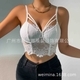 Lace See-Through Push-Up Cami Vest For Women
