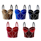Velvet Pearl Camisole Corset Top Warm Layering Tube Top