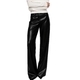 Ultra-Soft PU Leather High Waist Wide-Leg Pants For Women
