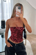 Leopard Sequin Slim Fit Crop Tube Top For Women
