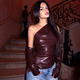 Women's PU Leather Sleeveless Vest With Asymmetric Collar