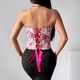French Jacquard Waist-Sculpting Corset With Fishbone