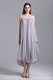 Trägerloses langes A-Linien-Kleid mit Multi-Wear-Stil