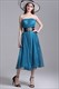 Trägerloses langes A-Linien-Kleid mit Multi-Wear-Stil