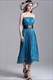 Trägerloses langes A-Linien-Kleid mit Multi-Wear-Stil