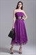 Trägerloses langes A-Linien-Kleid mit Multi-Wear-Stil