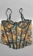 Green Vintage Embroidered Tube Top Women's Slim Fit Camisole