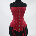 Victoria Fishbone Corset Tight Waist Shaping Bustier Strapless
