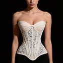 Strapless Fishbone Corset Formal Evening Dress