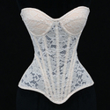 Strapless Fishbone Corset Formal Evening Dress