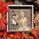 French-Style Qipao Enamel Freshwater Pearl Peach Blossom Brooch Pin