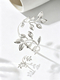 Adjustable Leaf Bracelet Ring Set Open Bangle Body Chain