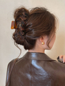 Elegant French Acetate Hair Clip For Women Thick Hair