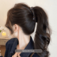 Leopard Print Acetate Bow Banana Hair Clip For Women