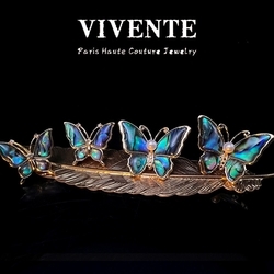 Flat Butterfly Large Earrings