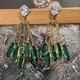 Natural Stone Dangle Earrings For Women S925 Sterling Silver