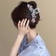 Kristallblumen-Haarkralle, elegante Kristallblumen-Haarspange für Damen