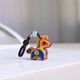 Solid Wood Chinese Zodiac Horse Keychain Pendant