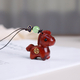 Solid Wood Chinese Zodiac Horse Keychain Pendant
