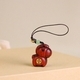 Solid Wood Chinese Zodiac Horse Keychain Pendant