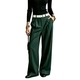 High-Waist Wide-Leg Suit Pants With Center Crease