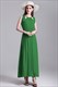 Ärmelloses A-Linien-Kleid mit Raffungen, knöchellang und Seil-Trägern