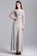 Ärmelloses Sheath-Maxikleid mit V-Ausschnitt und Cross-Front