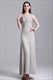 Ärmelloses Sheath-Maxikleid mit V-Ausschnitt und Cross-Front
