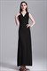 Ärmelloses Sheath-Maxikleid mit V-Ausschnitt und Cross-Front