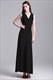 Ärmelloses Sheath-Maxikleid mit V-Ausschnitt und Cross-Front
